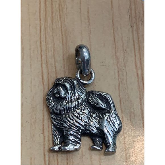 .925 Chow Chow Sterling Silver Jewelry Charm #pets - Picture 4 of 4